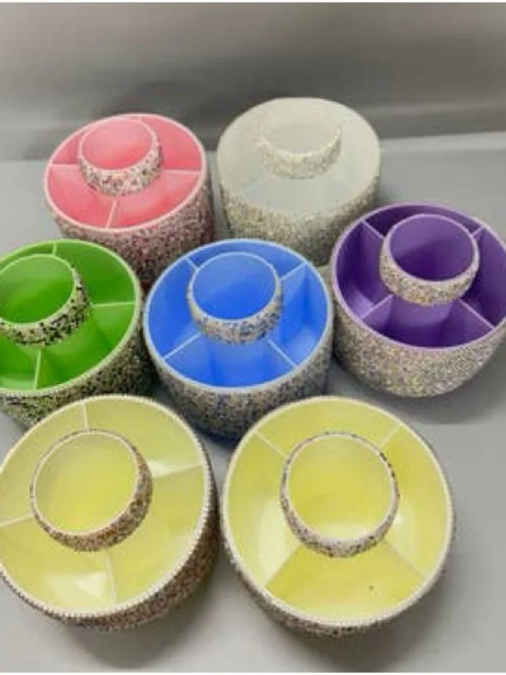 AB SILVER Multicolor Makeup Brush Rhinestone Holder Only